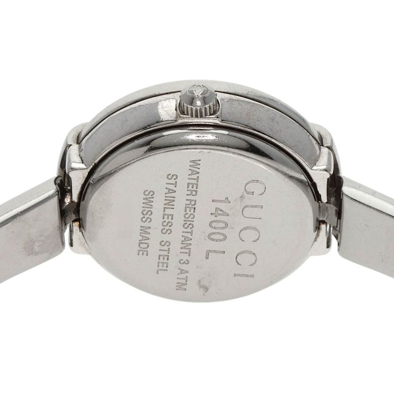 Gucci Round Face Bangle Watch SS