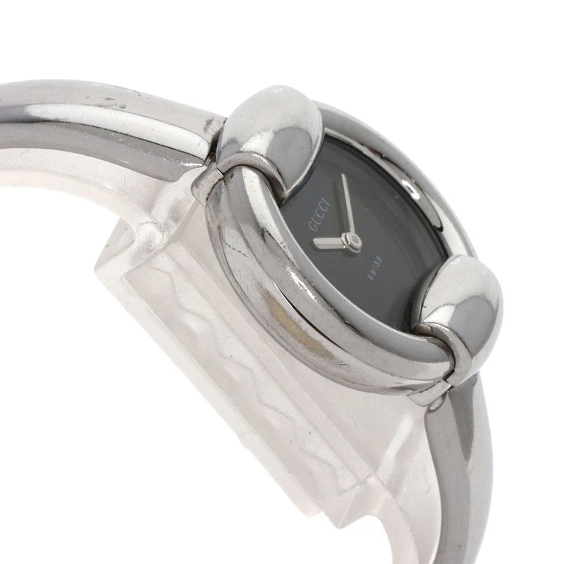 Gucci Round Face Bangle Watch SS