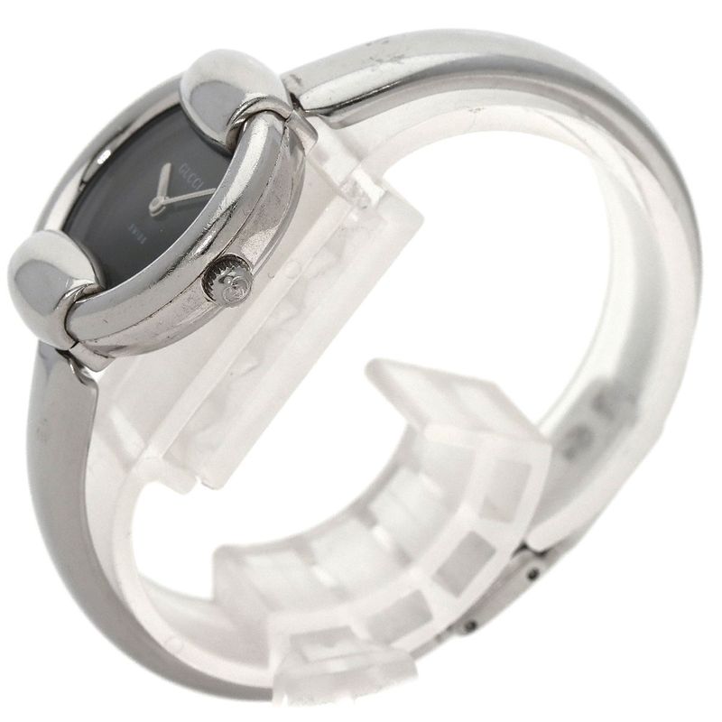 Gucci Round Face Bangle Watch SS