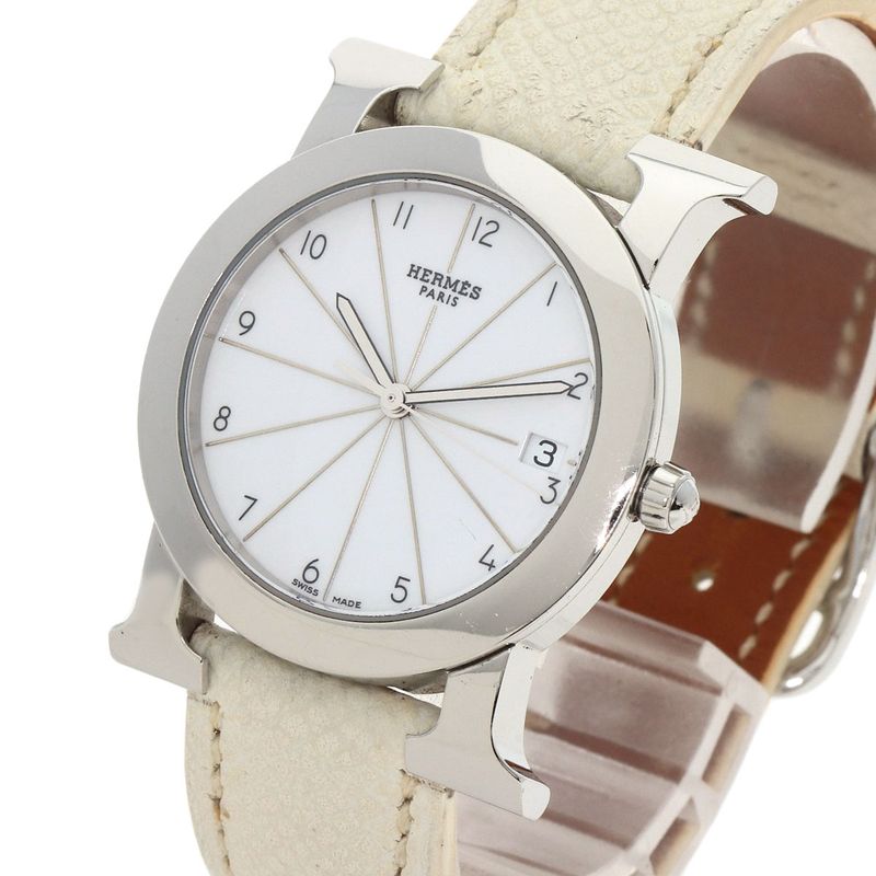 Hermes Watch Rondo SS Leather