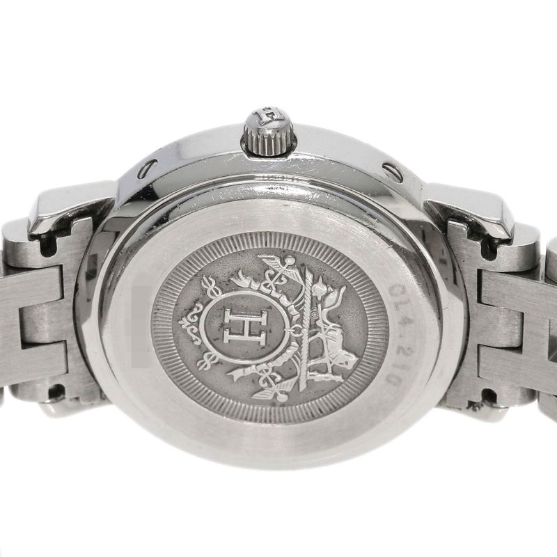 Hermes Clipper Cles Watch SS