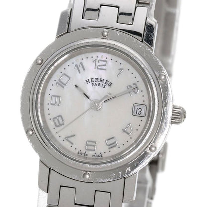 Hermes Clipper Cles Watch SS