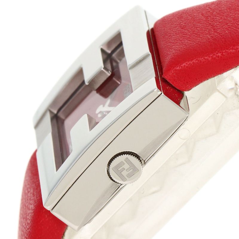 Fendi Mania Watch SS Leather