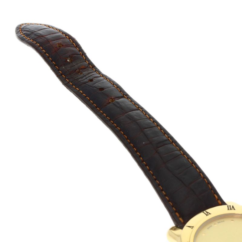 Fendi Round Face Watch Leather