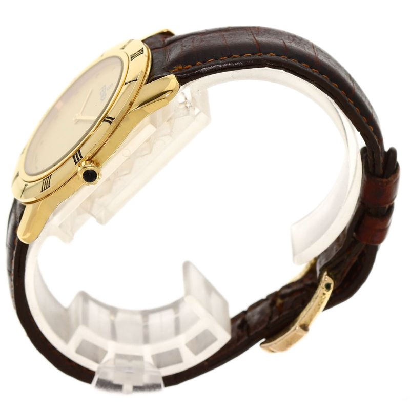 Fendi Round Face Watch Leather