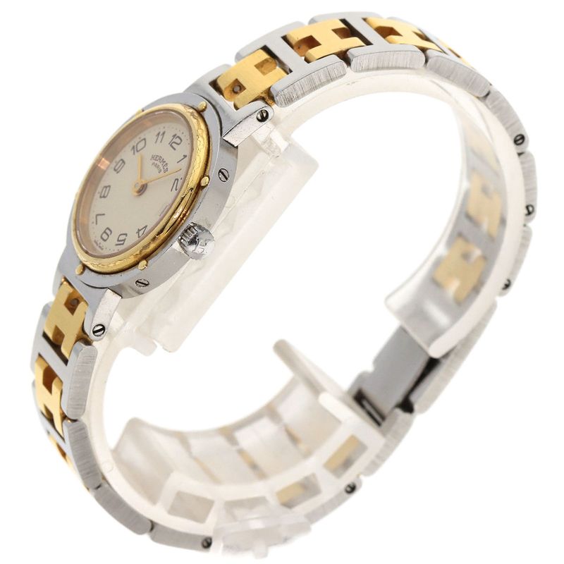 Hermes Clipper Old Belt Watch SS Ssxgp