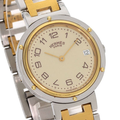 Hermes Clipper Old Belt Watch SS Ssxgp