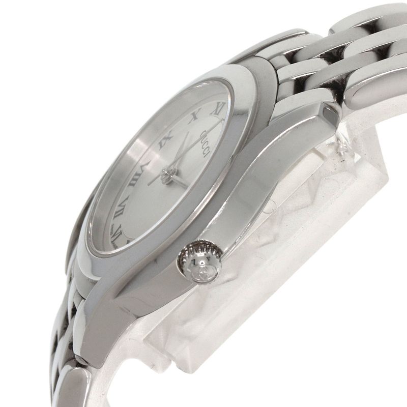 Gucci Round Face Watch SS
