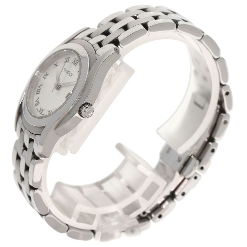 Gucci Round Face Watch SS