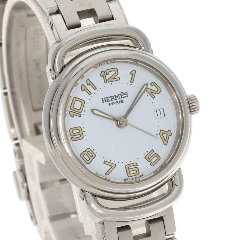 Hermes Pullman Watch SS