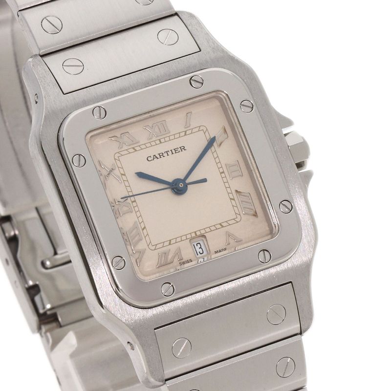 Cartier Santos Galbe LM Old Belt Watch SS