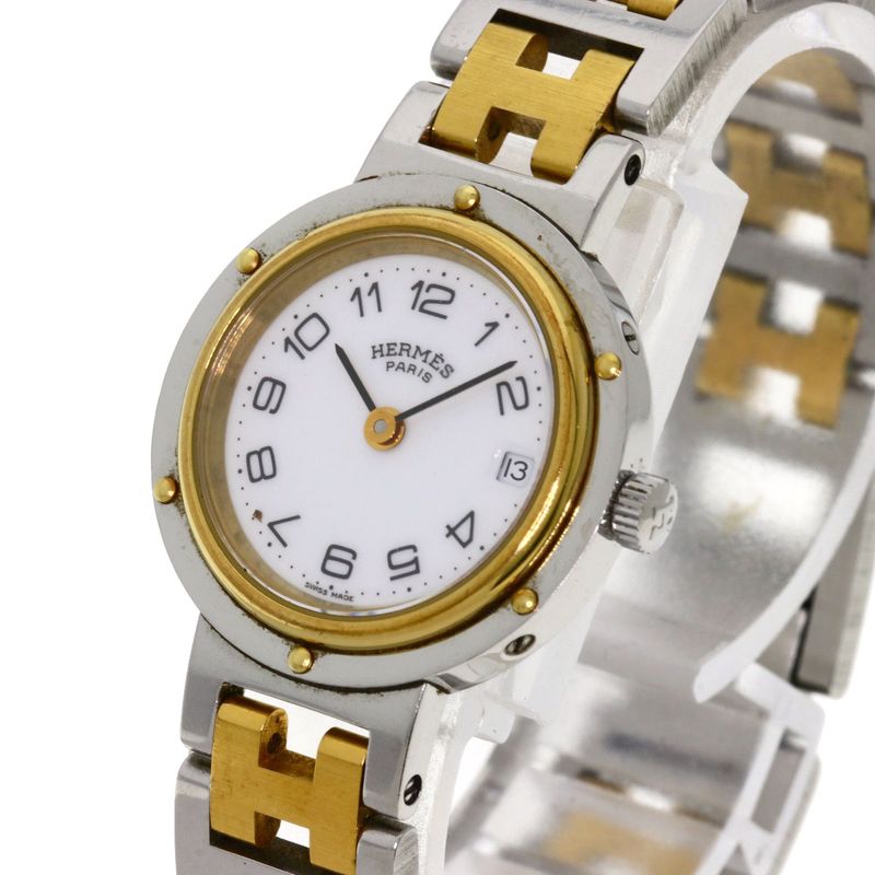Hermes Clipper Watch SS Ssxgp
