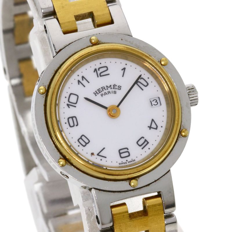 Hermes Clipper Watch SS Ssxgp