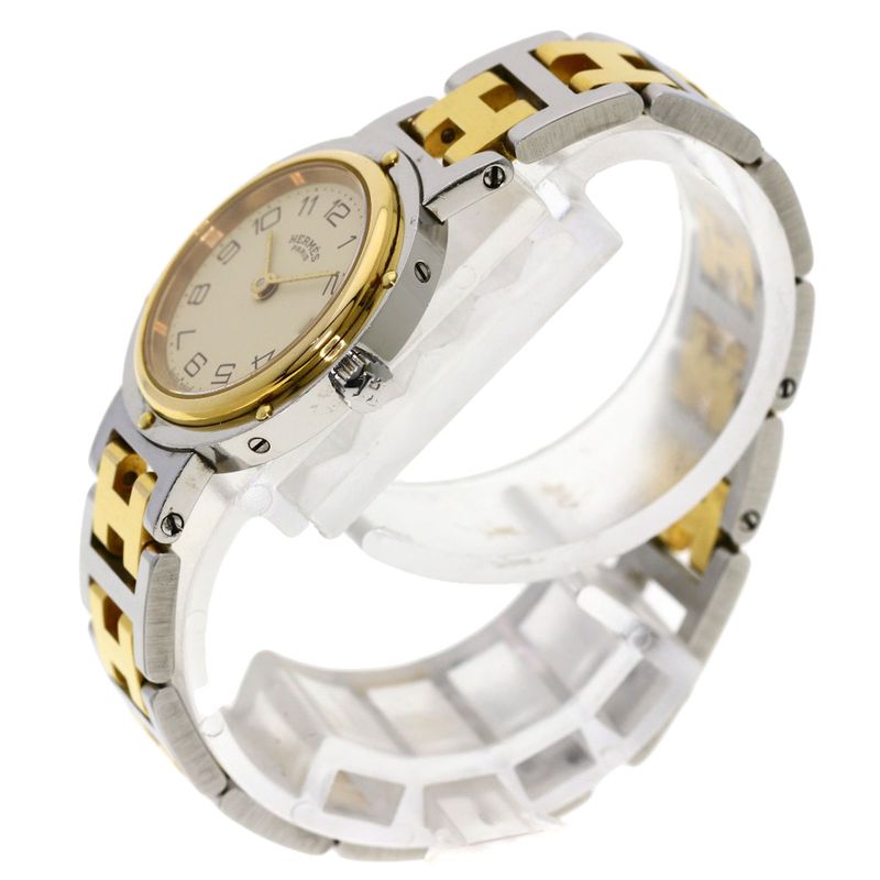 Hermes Clipper Watch SS Ssxgp