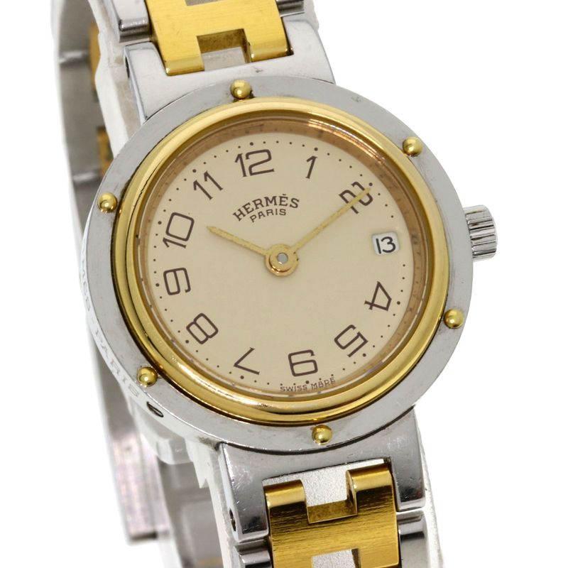 Hermes Clipper Watch SS Ssxgp