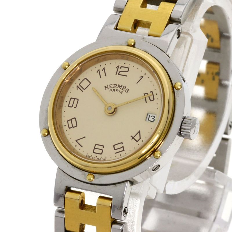 Hermes Clipper Watch SS Ssxgp