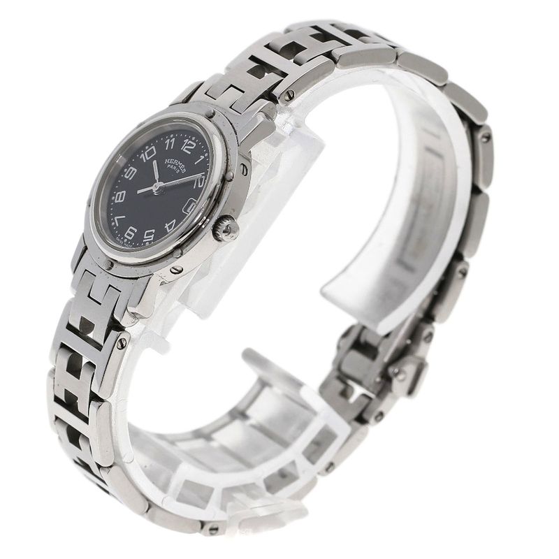 Hermes Clipper Watch SS