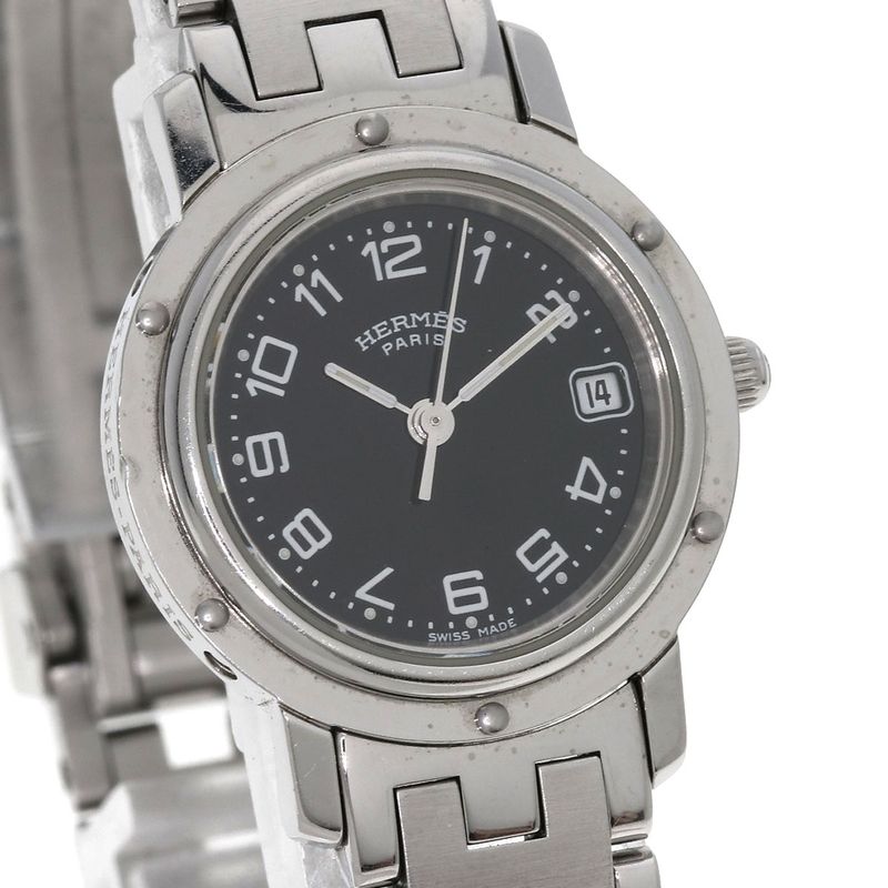 Hermes Clipper Watch SS