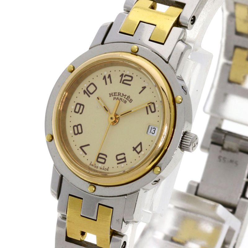 Hermes Clipper Watch SS Ssxgp