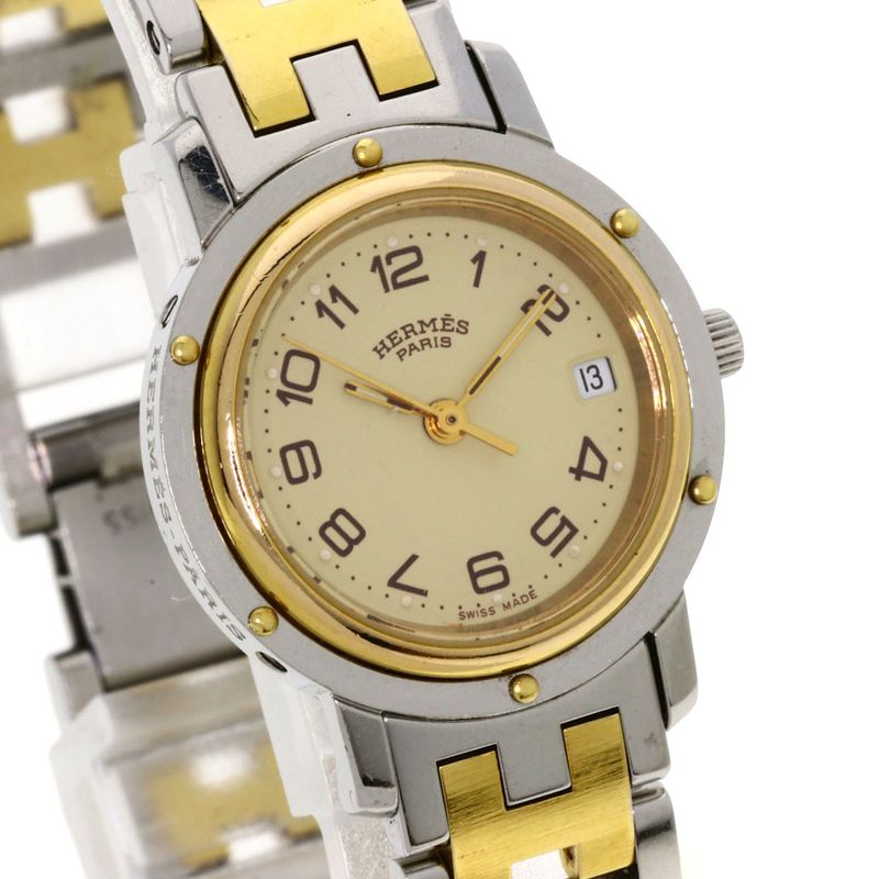 Hermes Clipper Watch SS Ssxgp