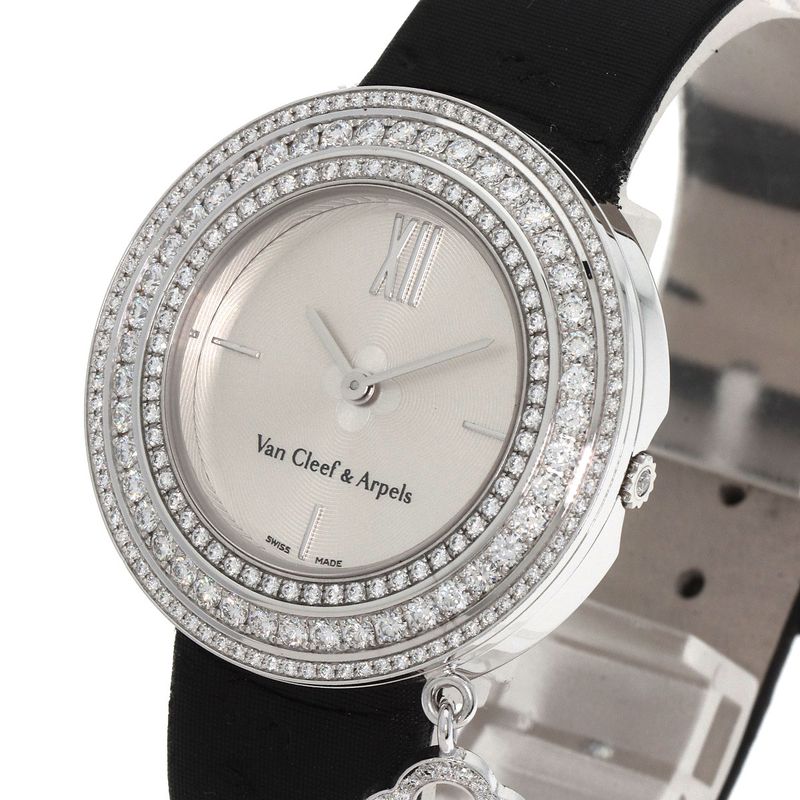 Van Cleef & Arpels Charm Watch 18K White Gold