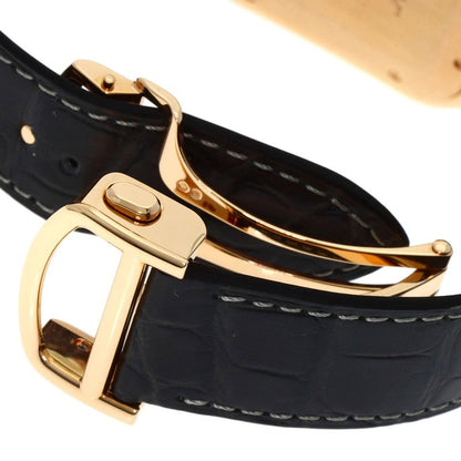 Cartier Santos de Cartier LM Watch 18K Pink Gold Leather