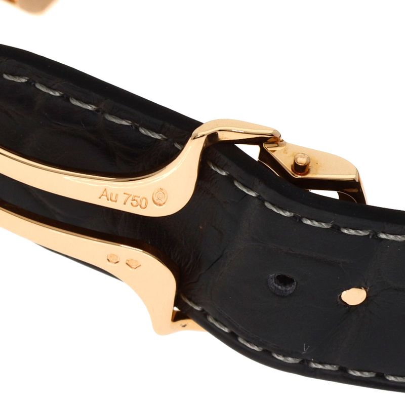 Cartier Santos de Cartier LM Watch 18K Pink Gold Leather