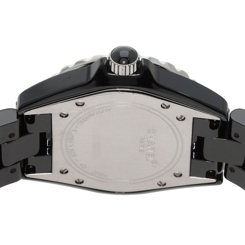 Chanel Double Diamond Bezel Watch Ceramic