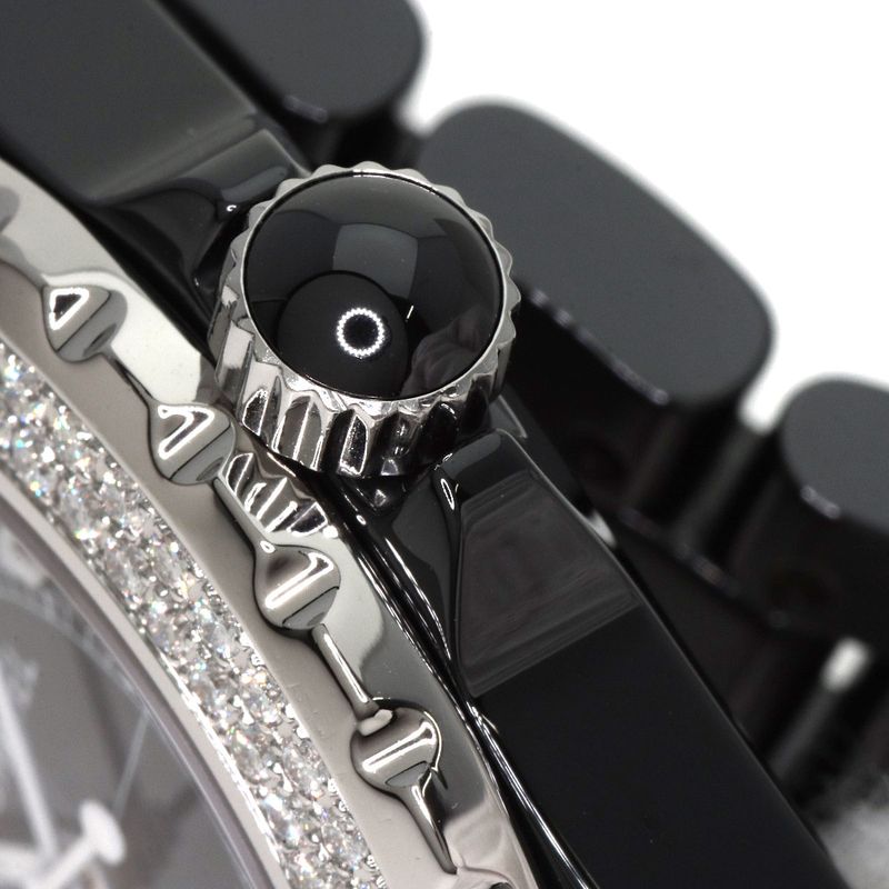 Chanel Double Diamond Bezel Watch Ceramic