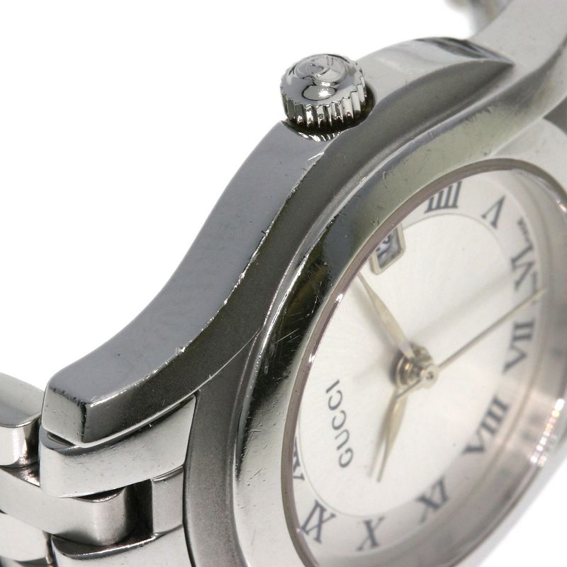 Gucci Round Face Watch SS