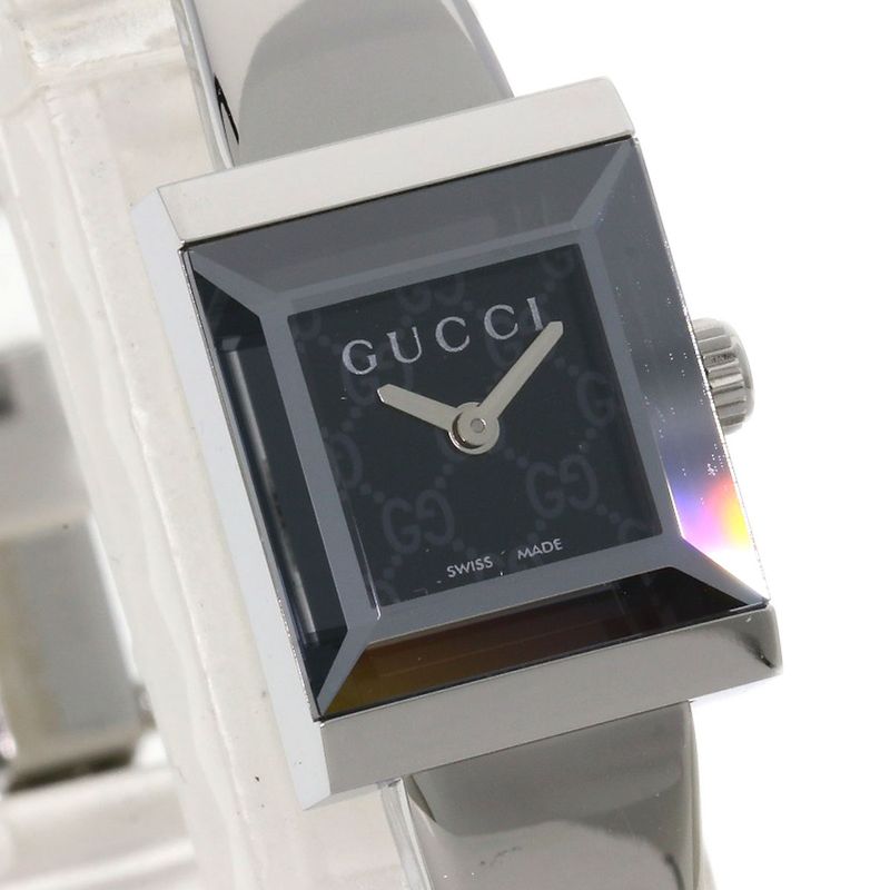 Gucci 128.5 Square Face Watch SS