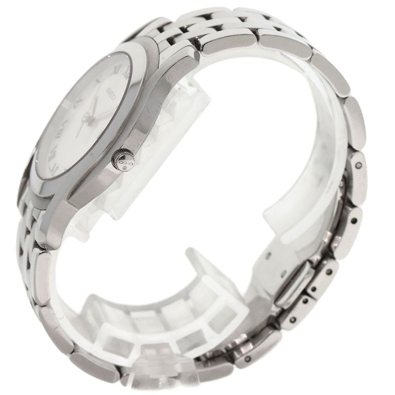 Gucci Round Face Watch SS