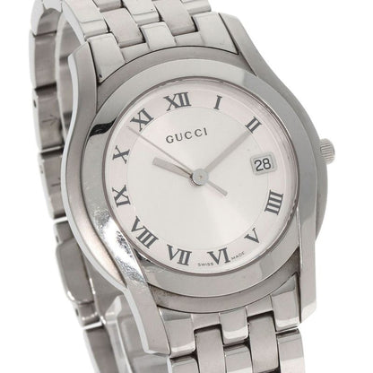 Gucci Round Face Watch SS