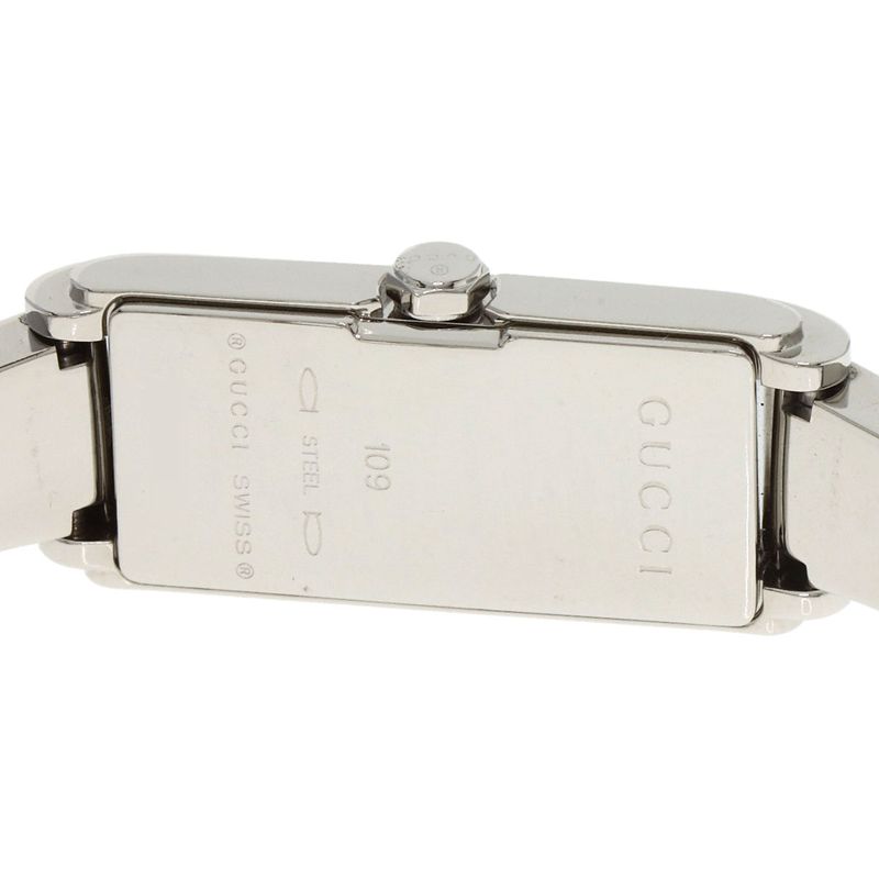 Gucci 109 GG Square Face Watch SS