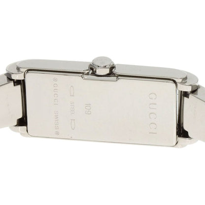 Gucci 109 GG Square Face Watch SS