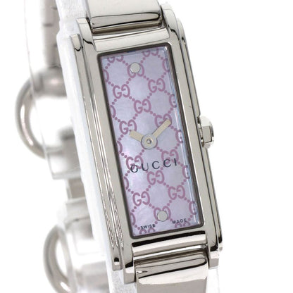 Gucci 109 GG Square Face Watch SS