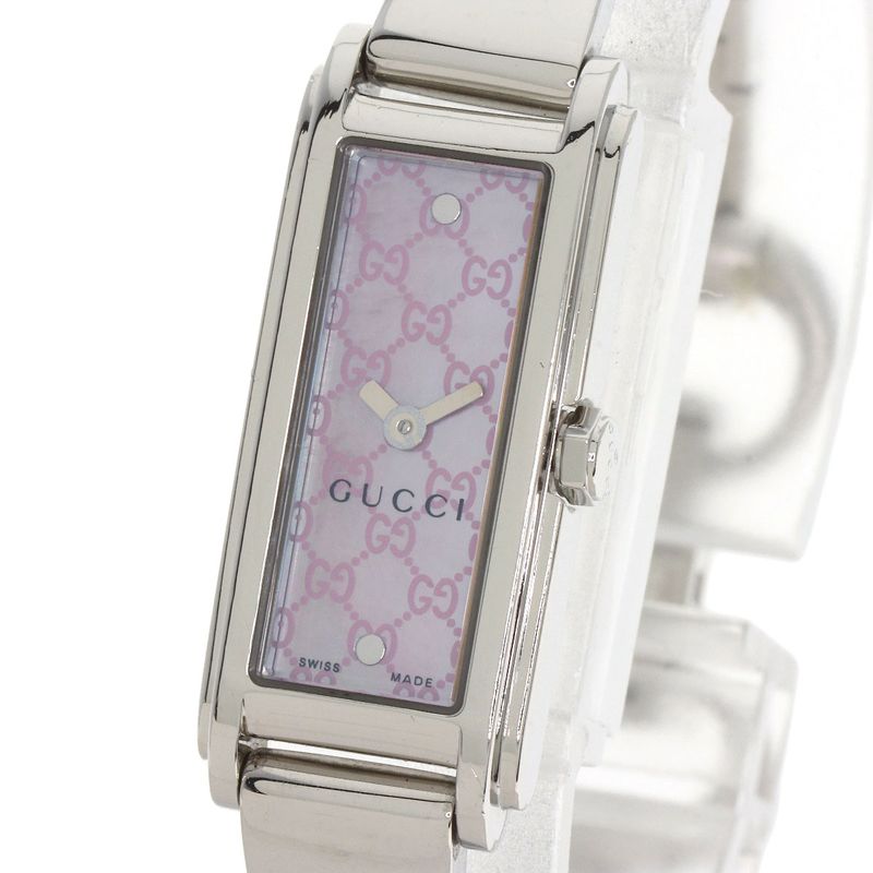 Gucci 109 GG Square Face Watch SS