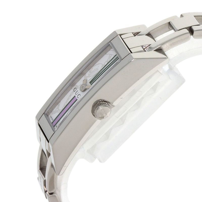 Gucci 110 Square Face Watch SS