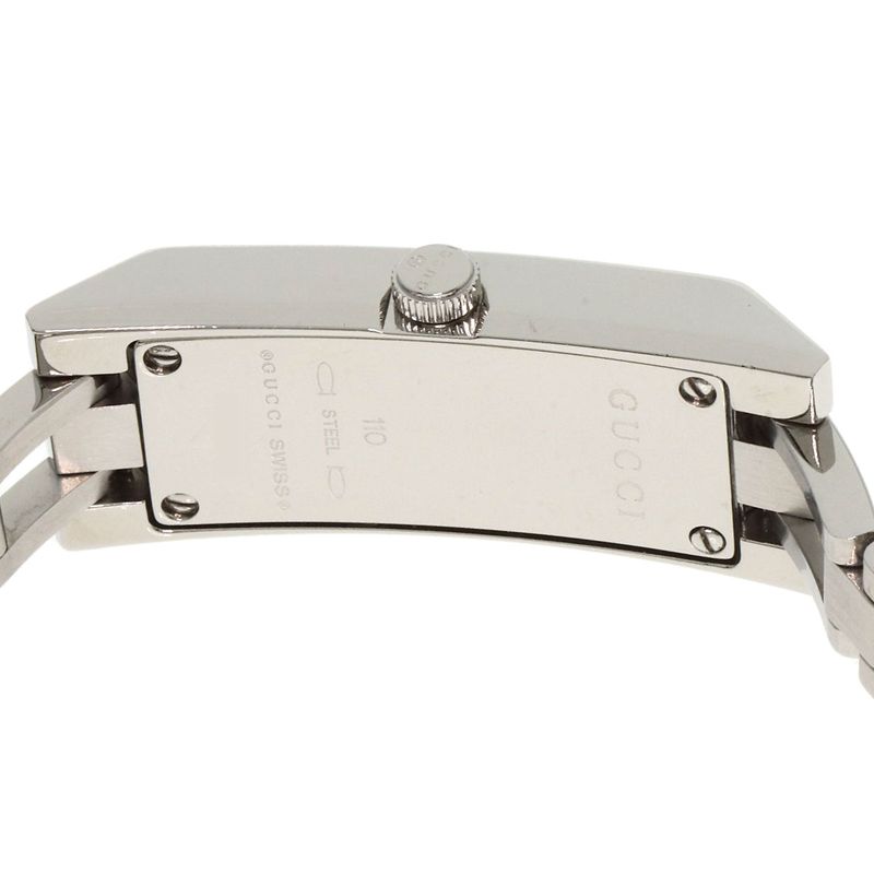 Gucci 110 Square Face Watch SS