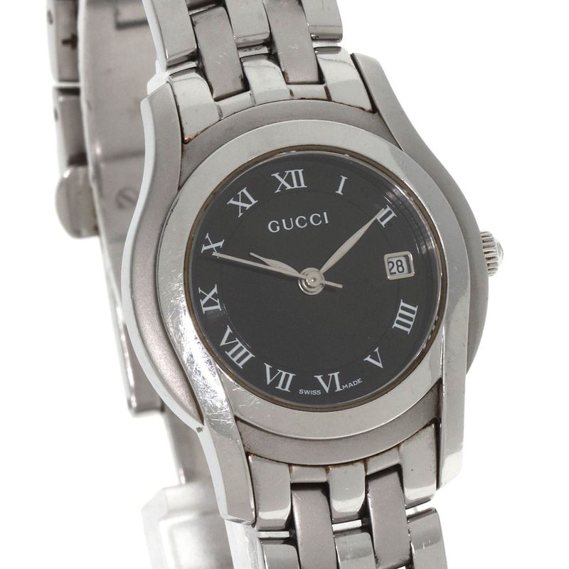 Gucci Round Face Watch SS