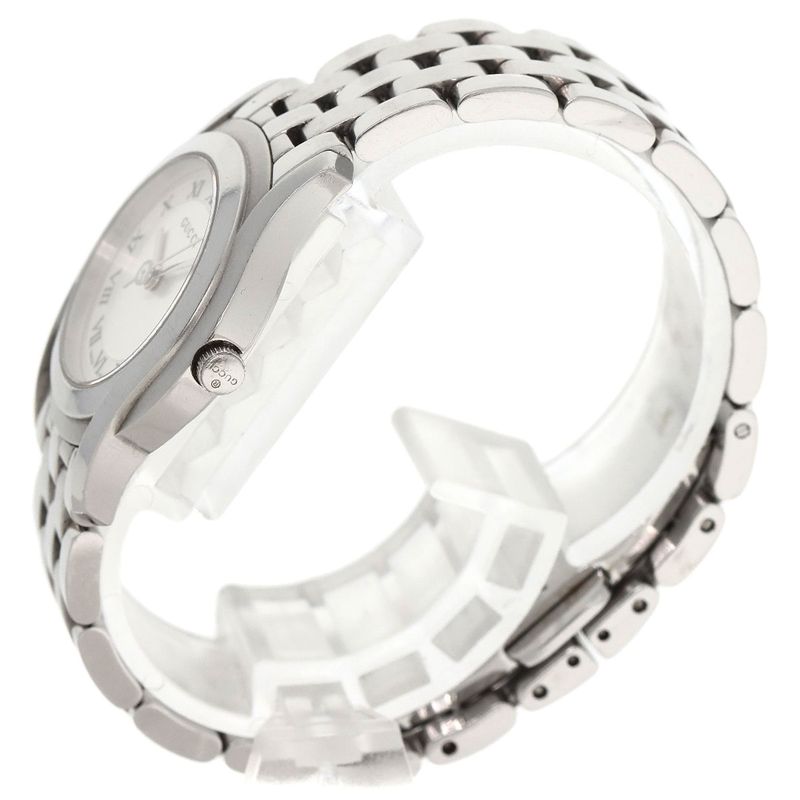 Gucci Round Face Watch SS