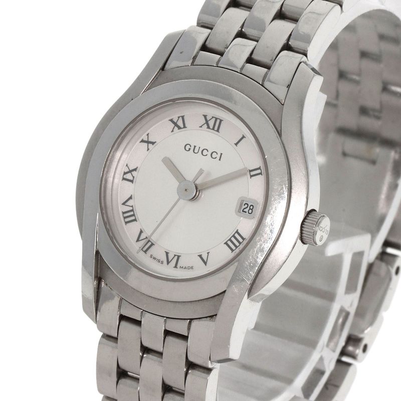 Gucci Round Face Watch SS