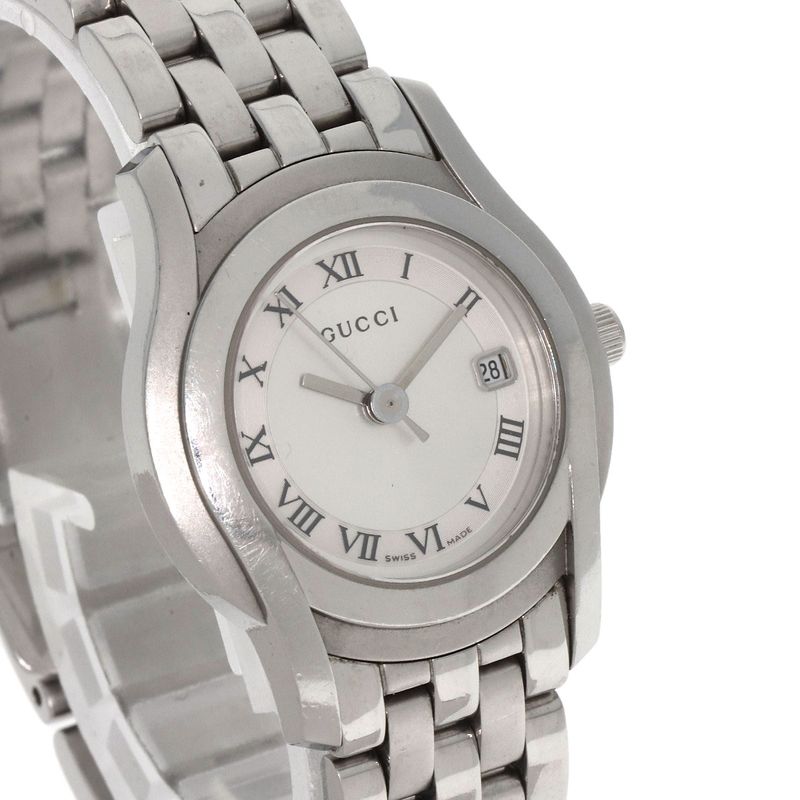 Gucci Round Face Watch SS