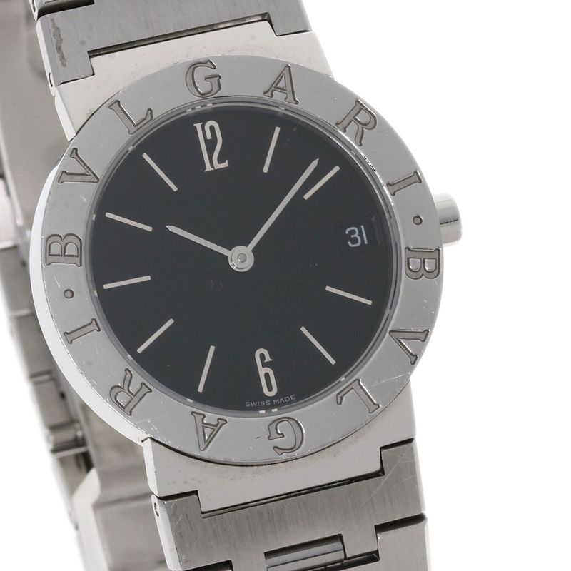 Bvlgari Watch SS Black