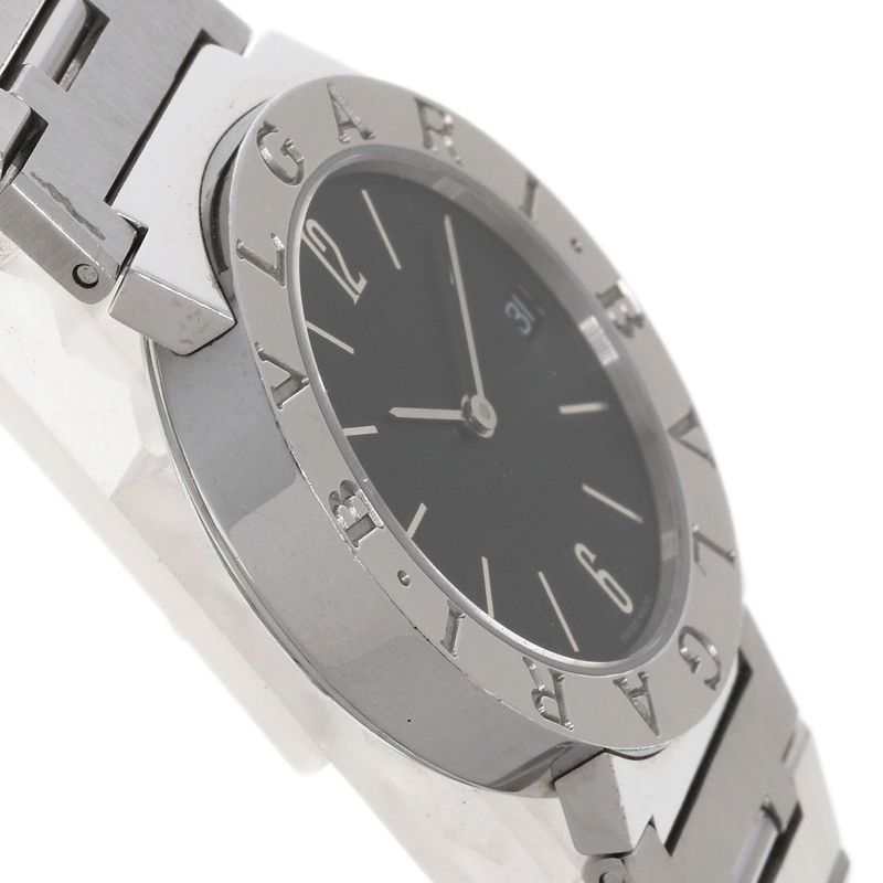 Bvlgari Watch SS Black