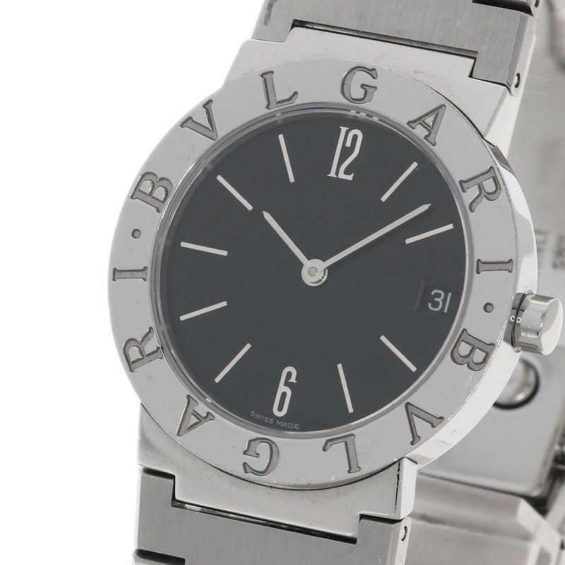 Bvlgari Watch SS Black