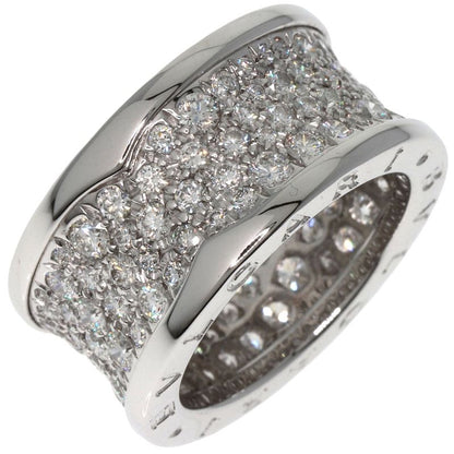 Bvlgari Full Pave Diamond 50 Ring 18K White Gold