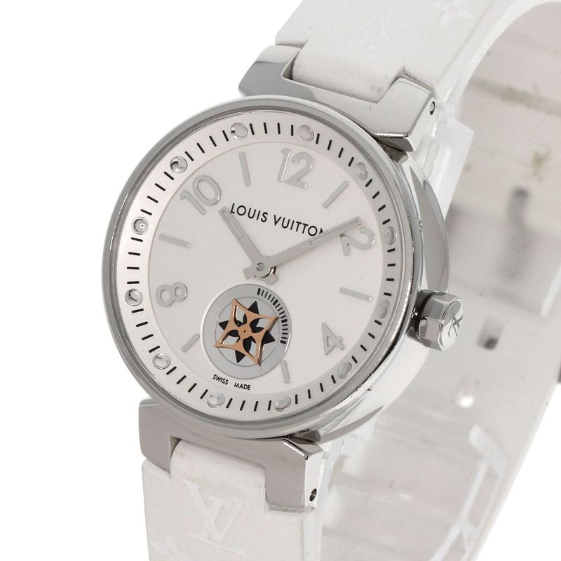 Louis Vuitton Tumble Moon Star Watch SS Rubber