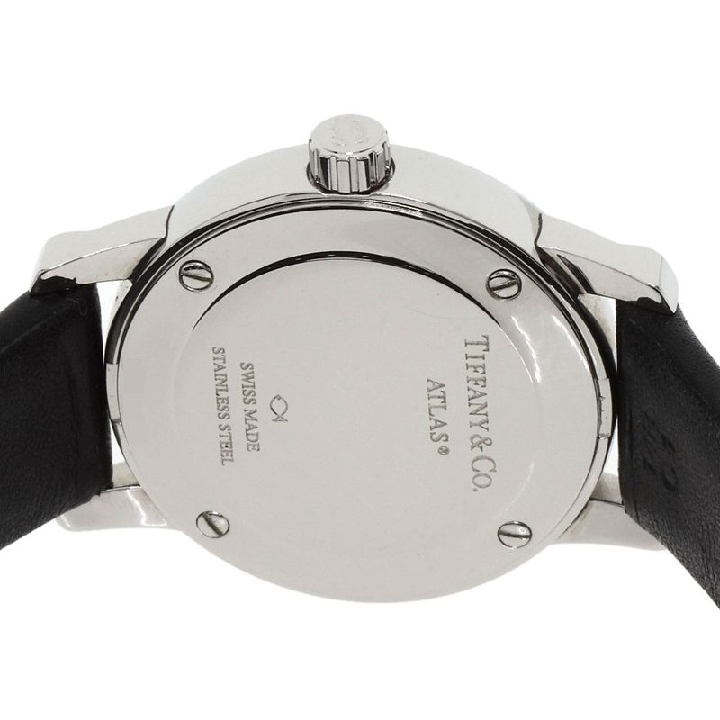 Tiffany & Co. Atlas Domestic Watch SS Leather