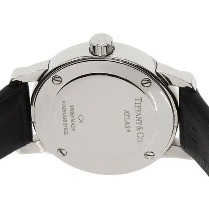 Tiffany & Co. Atlas Domestic Watch SS Leather